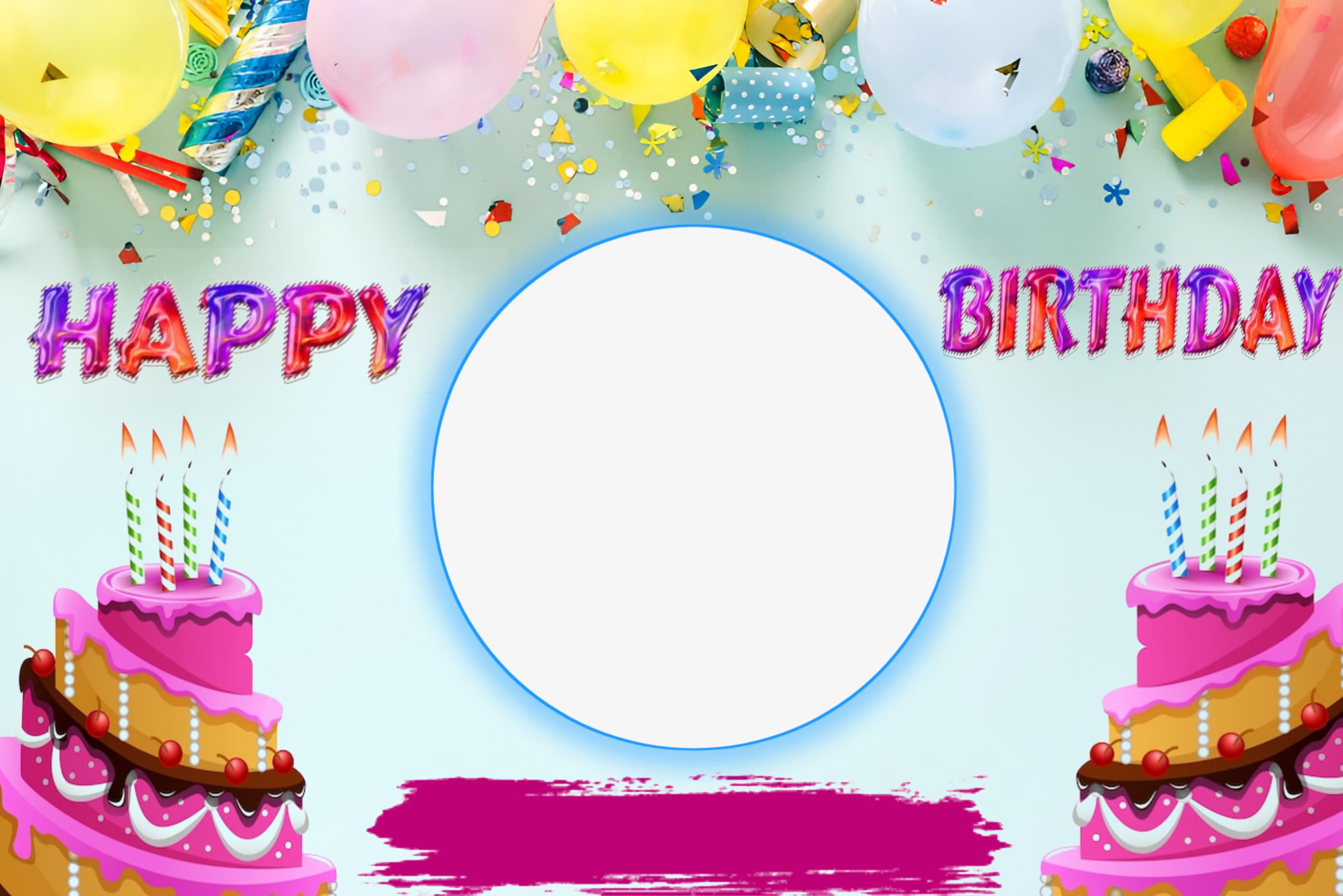 Customize this Happy Birthday poster Premium Happy Birthday poster template