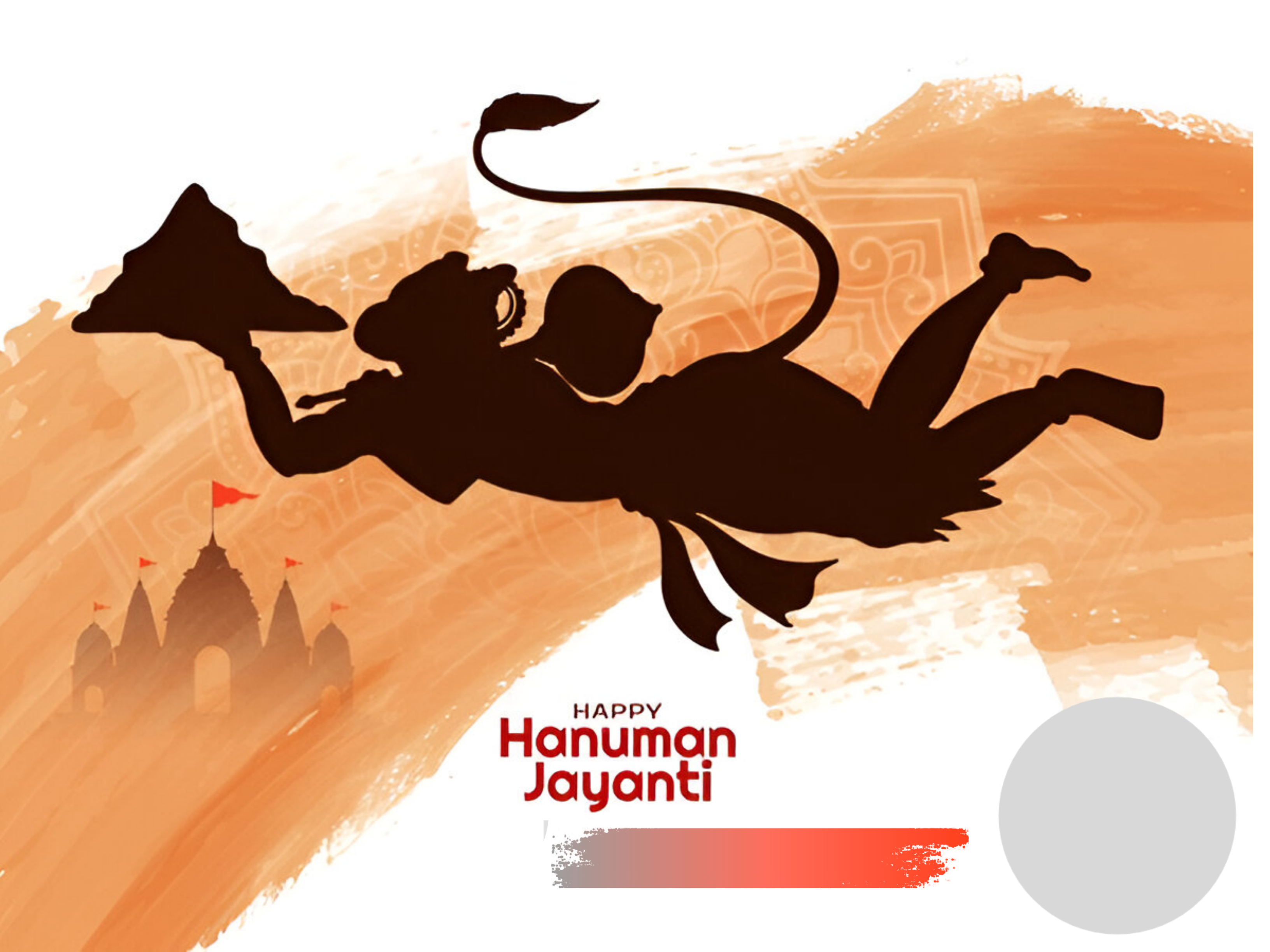 Customize this Happy-Hanuman-Jayanti poster Premium Happy-Hanuman-Jayanti poster template