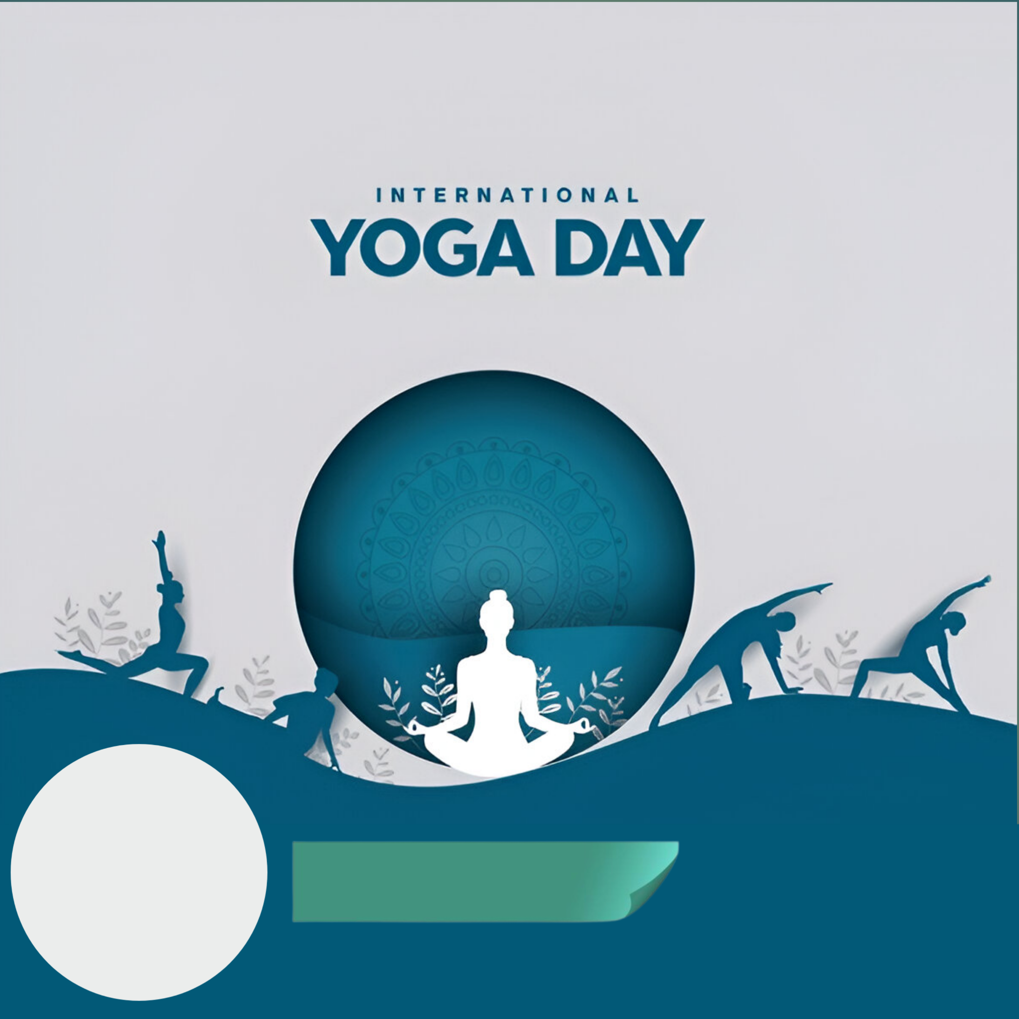 Customize this Happy-International-yoga-day poster Premium Happy-International-yoga-day poster template