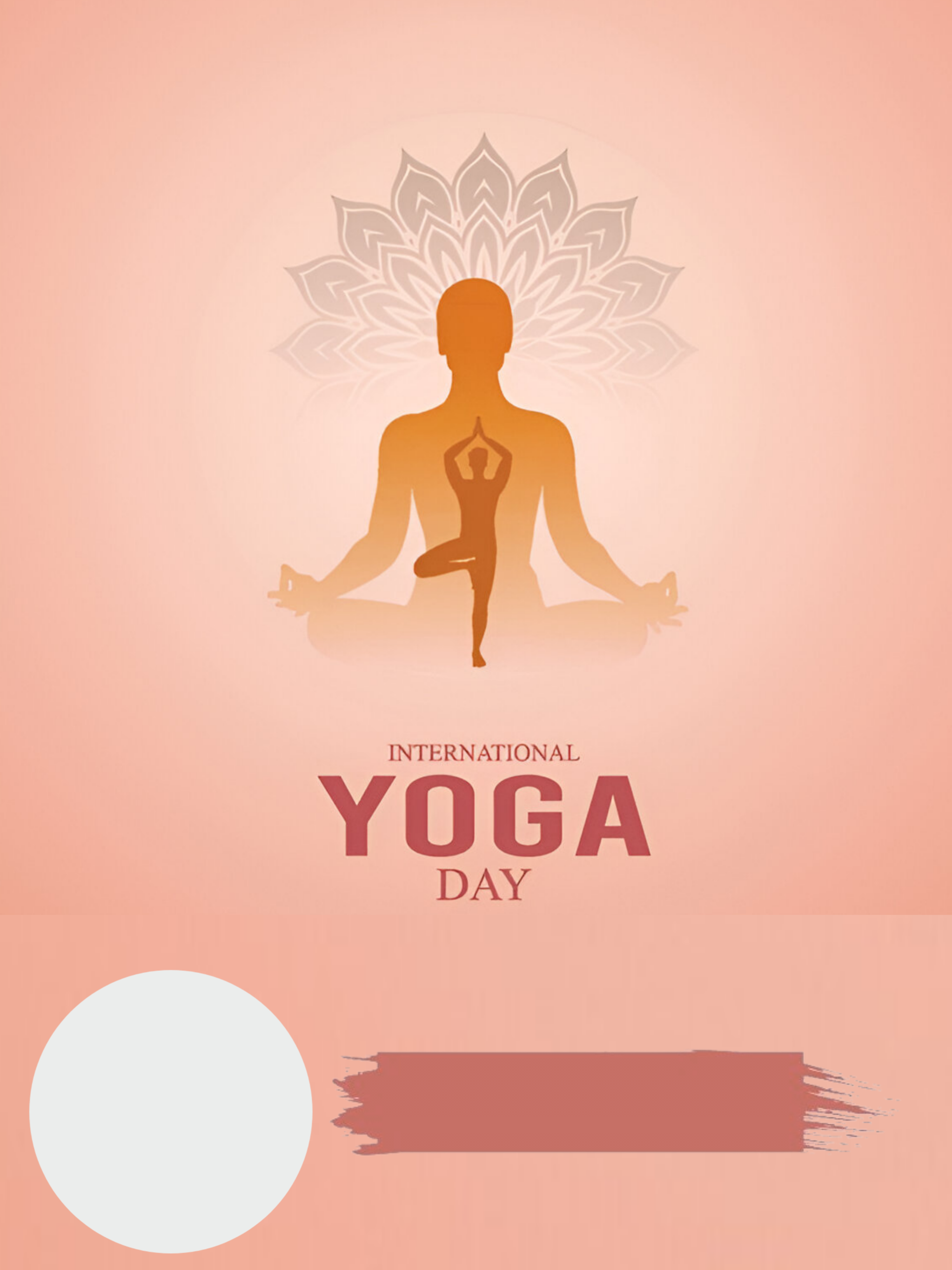 Customize this Happy-International-yoga-day poster Premium Happy-International-yoga-day poster template
