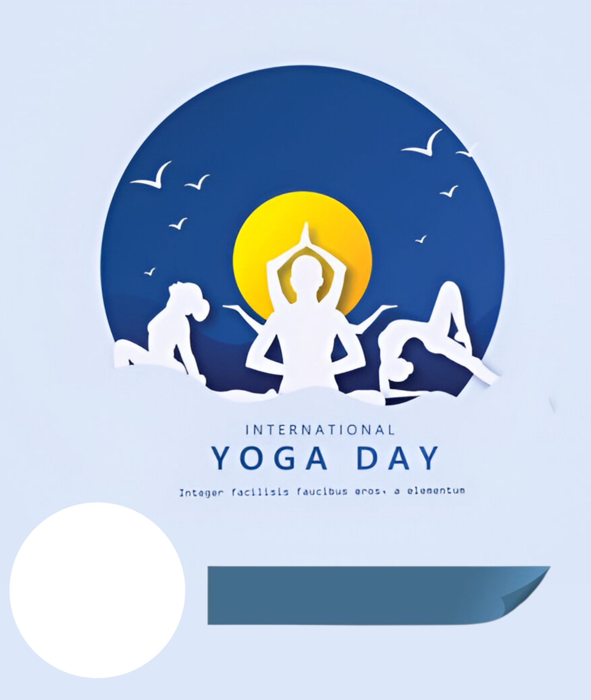 Customize this Happy-International-yoga-day poster Premium Happy-International-yoga-day poster template