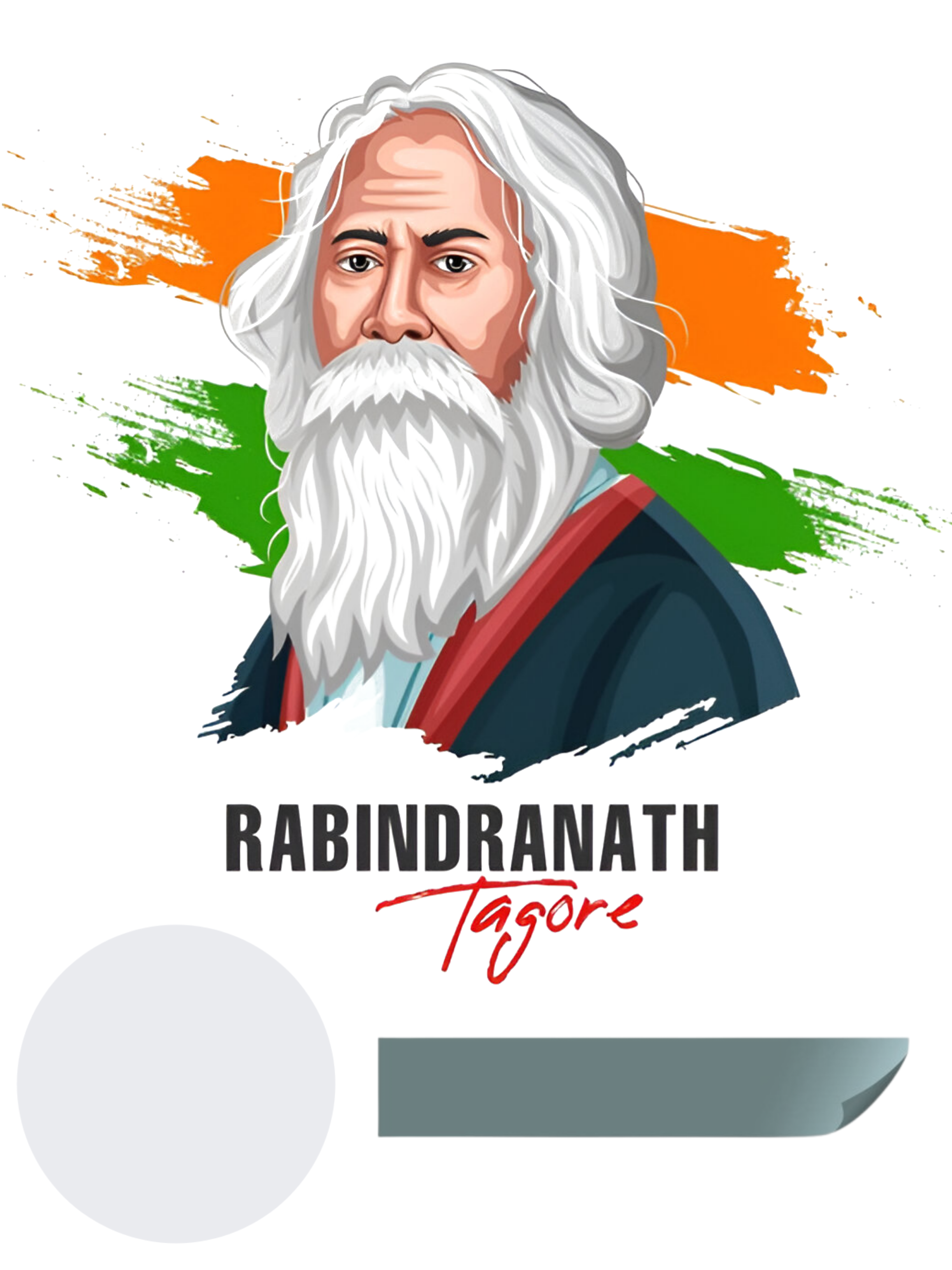 Customize this Happy-Ravindernath-Tagore-jayanti-poster poster Premium Happy-Ravindernath-Tagore-jayanti-poster poster template