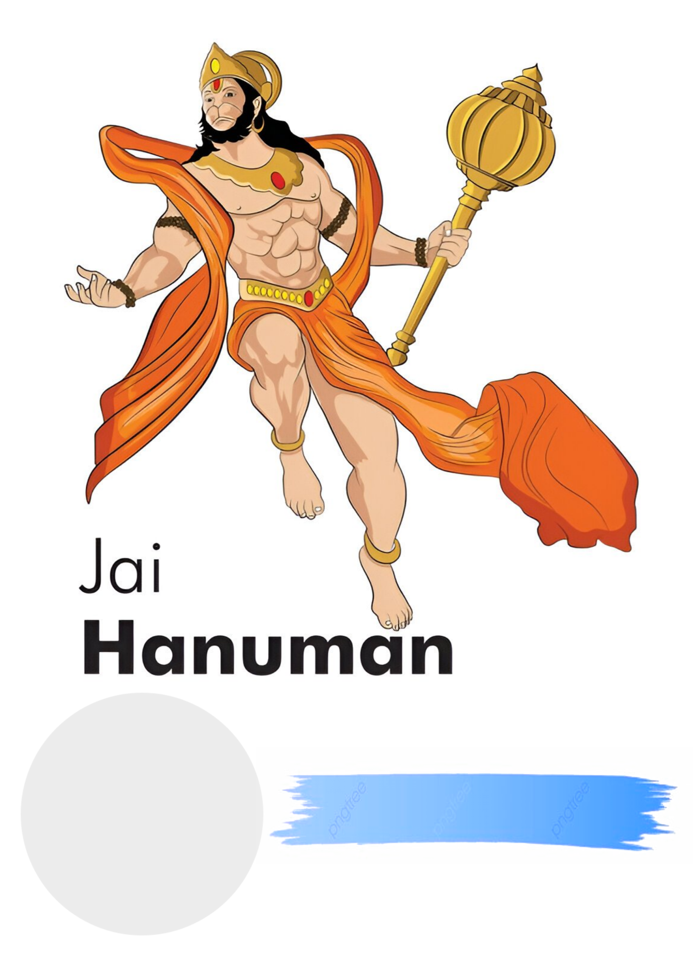 Customize this Happy-hanuman-jayanti poster Premium Happy-hanuman-jayanti poster template