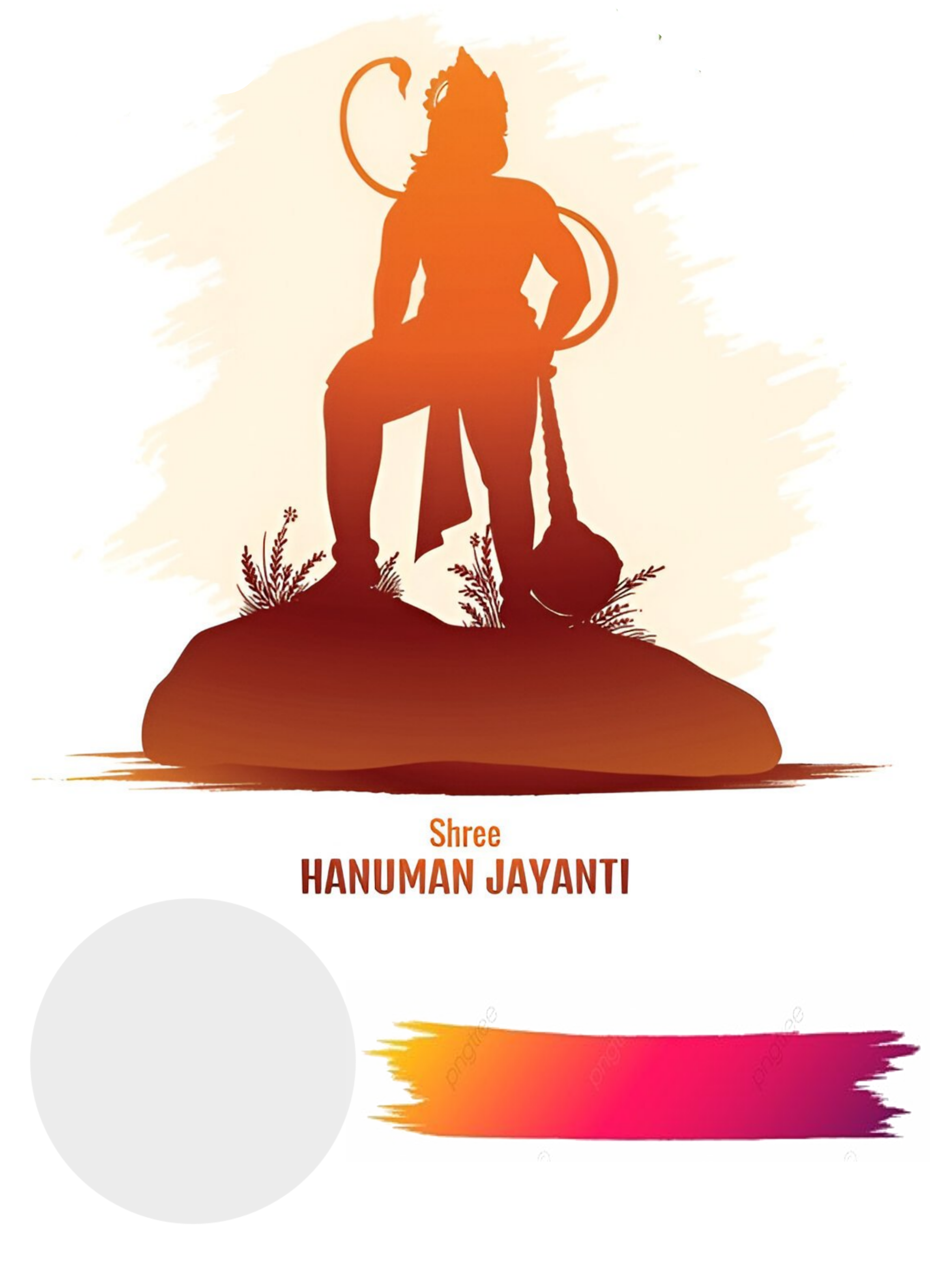 Customize this Happy-hanuman-jayanti poster Premium Happy-hanuman-jayanti poster template
