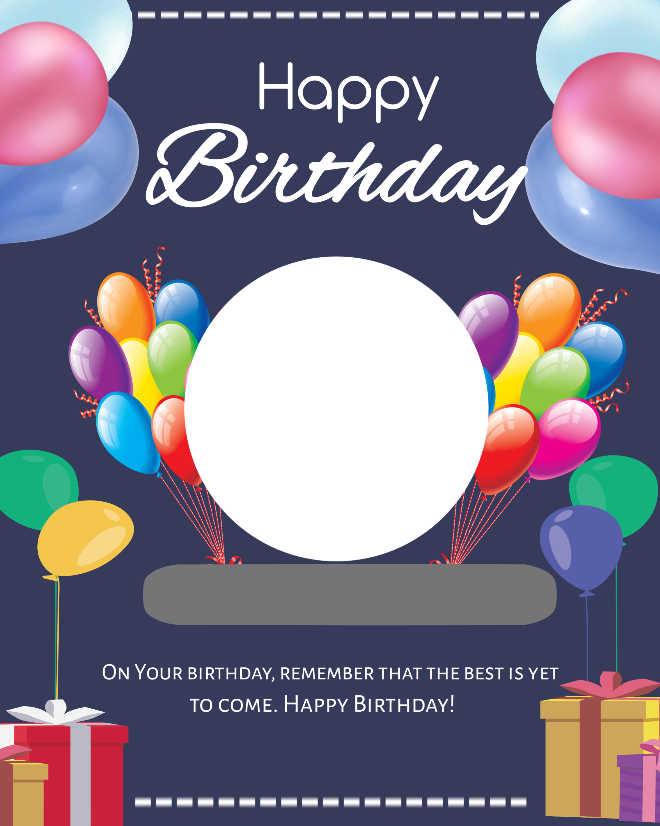Customize this Happy Birthday poster Premium Happy Birthday poster template